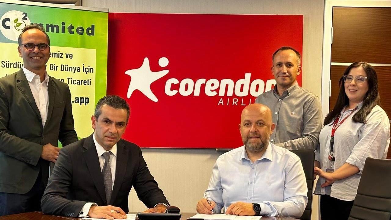 Corendon Airlines, cOmmited.app ile Karbon Nötr Uçuşlar İçin Yeni Bir İklim Programı Başlattı