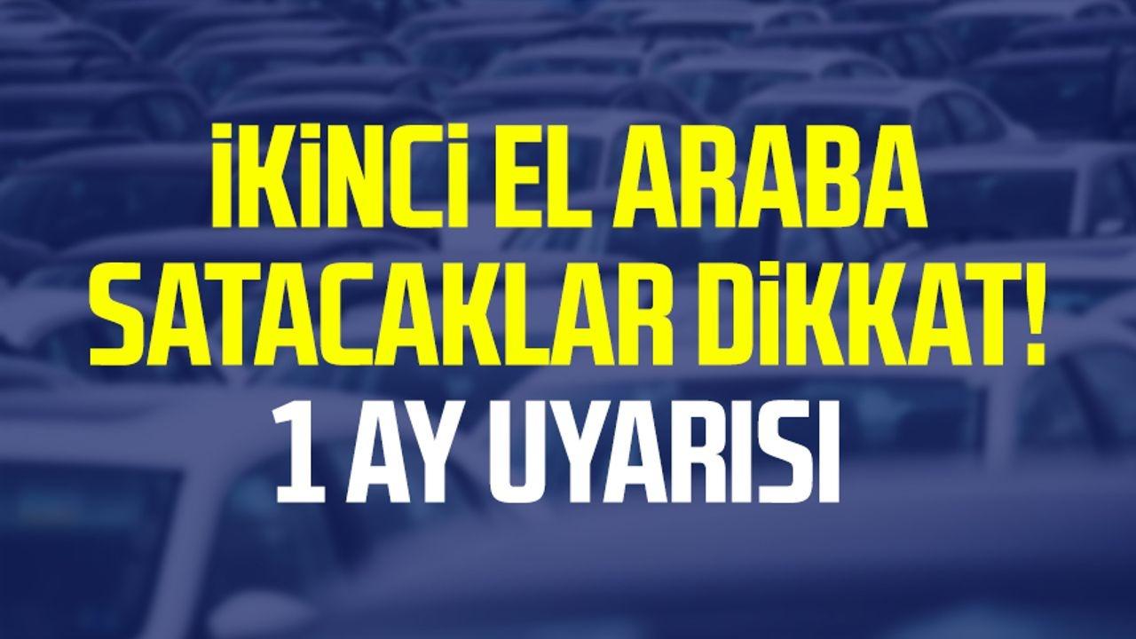 İkinci El Araba Satmayı Planlıyorsanız Dikkat! 1 Ay Daha Bekleyin, Fiyatlar Artabilir