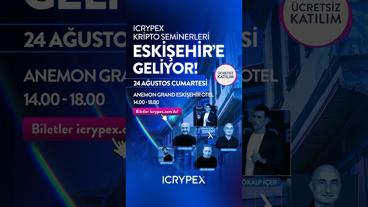 ICRYPEX Sivas'ta 9. Ekonomi ve Kripto Seminerini Düzenledi: Kripto Dünyası ve Ekonomideki Gelişmeler Tartışıldı