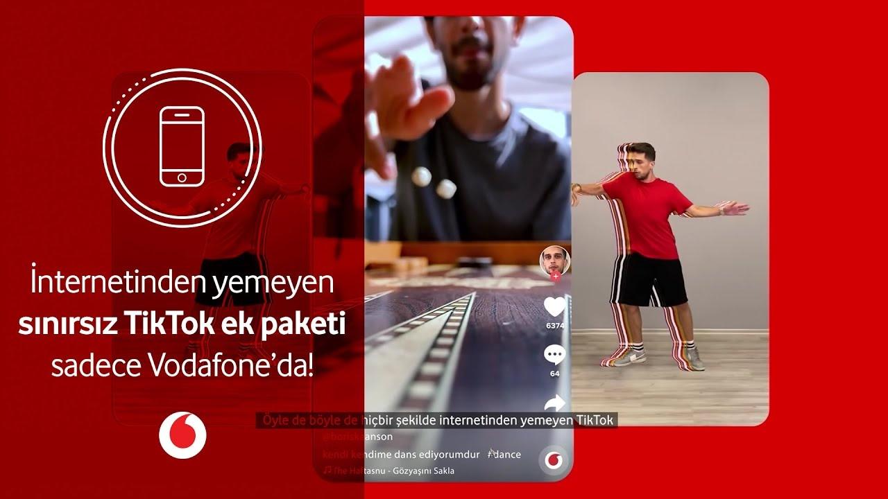 Vodafone Red'de Sınırsız TikTok Keyfi Başlıyor! 40 GB, 50 GB ve 60 GB Tarifelerde TikTok'a Sınırsız Erişim