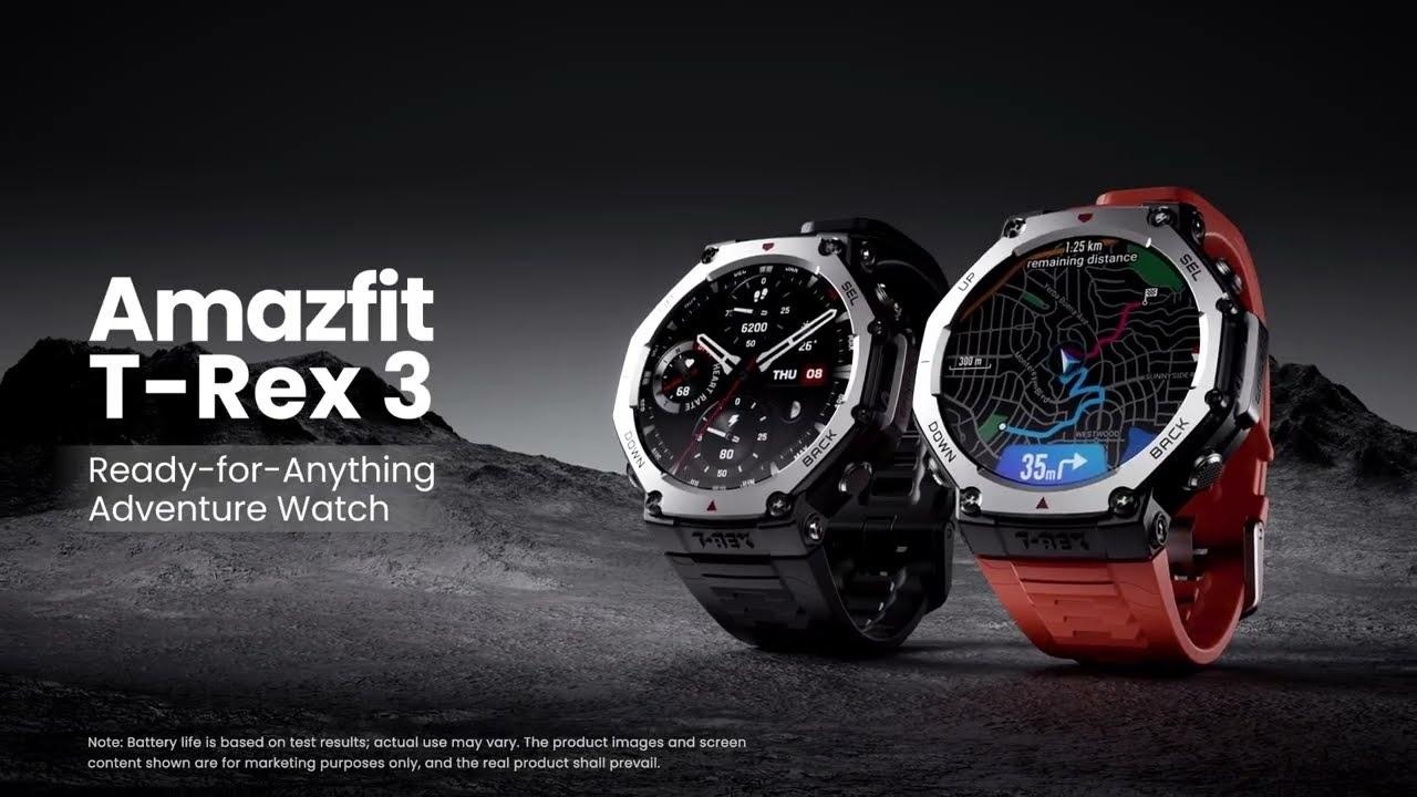 Amazfit T-Rex 3: 170'den Fazla Egzersiz Moduyla Zorlu Maceralara Hazır