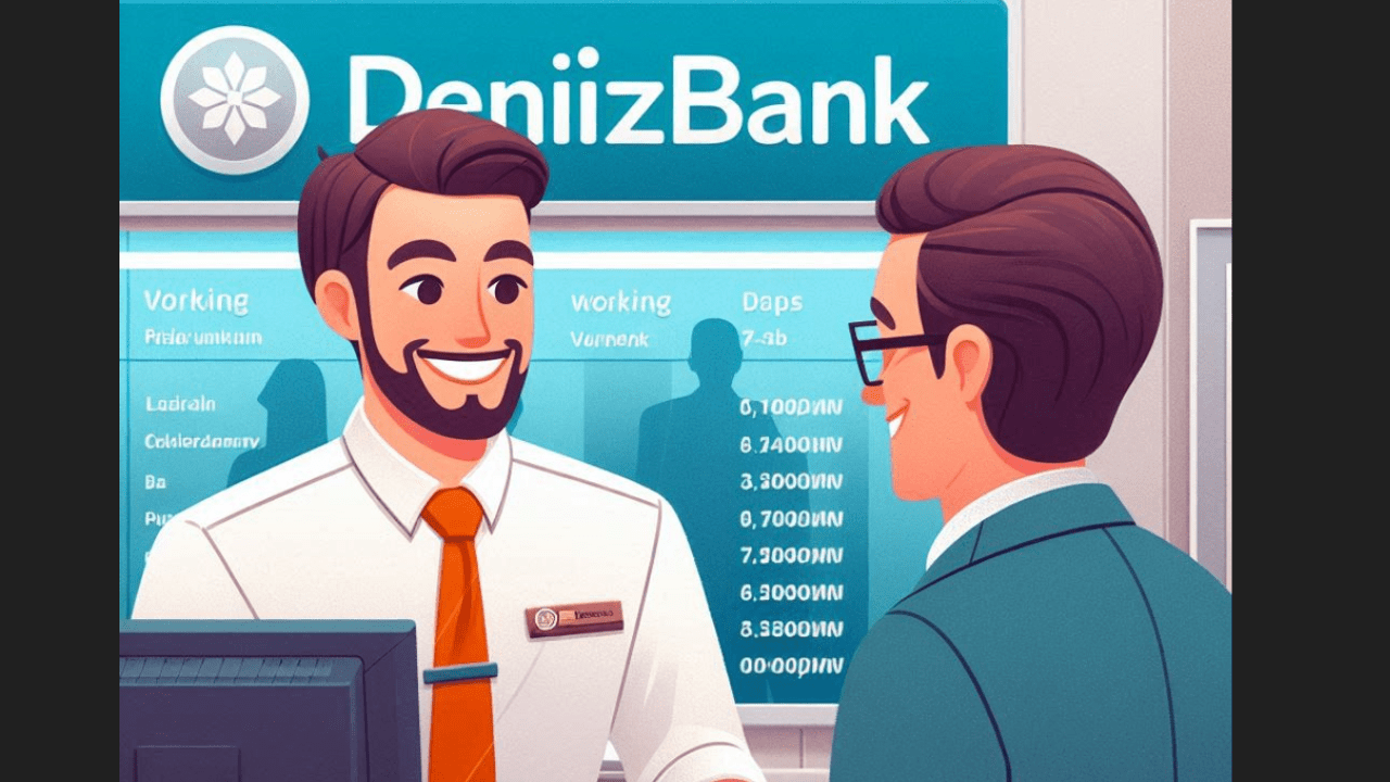 Denizbank çalışma saatleri