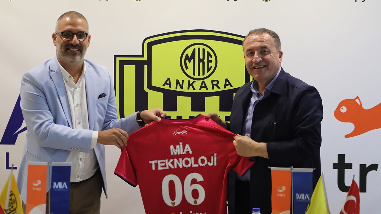 Mia Teknoloji'den Ankaragücü'ne Sponsorluk Desteği