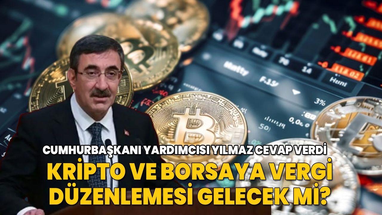 Borsa ve Kripto Vergisinde Şok Gelişme! Cevdet Yılmaz Açıkladı