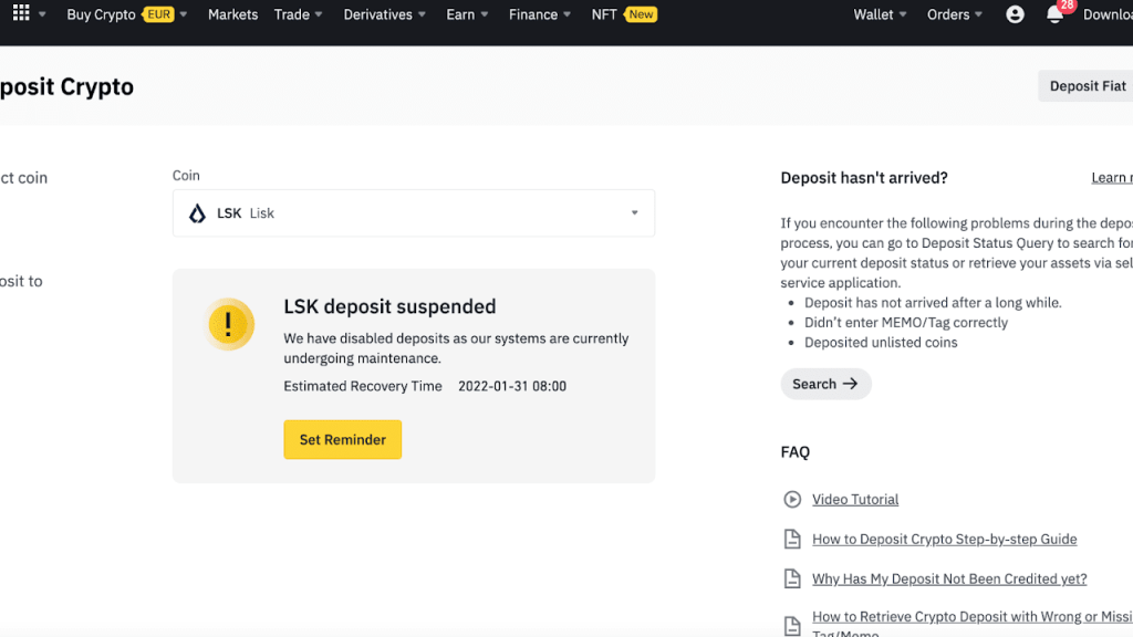 Binance EOS Ağında Yükseltme: İşlemler Geçici Olarak Durduruldu!