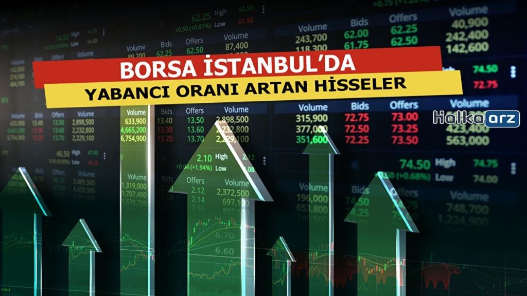 Yabancı Oranı Artan ve Azalan 5 Hisse