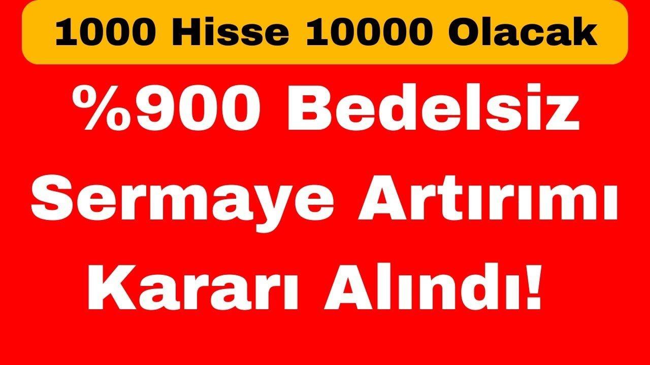 AYES Hisselerinde 9 Bedelsiz Geliyor!