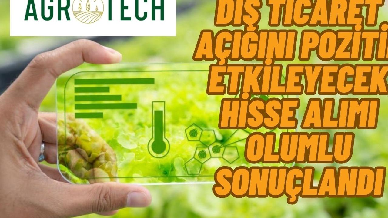 Agrotech, Profert'i Tamamen Devraldı: 0 Ortaklık Sağladı