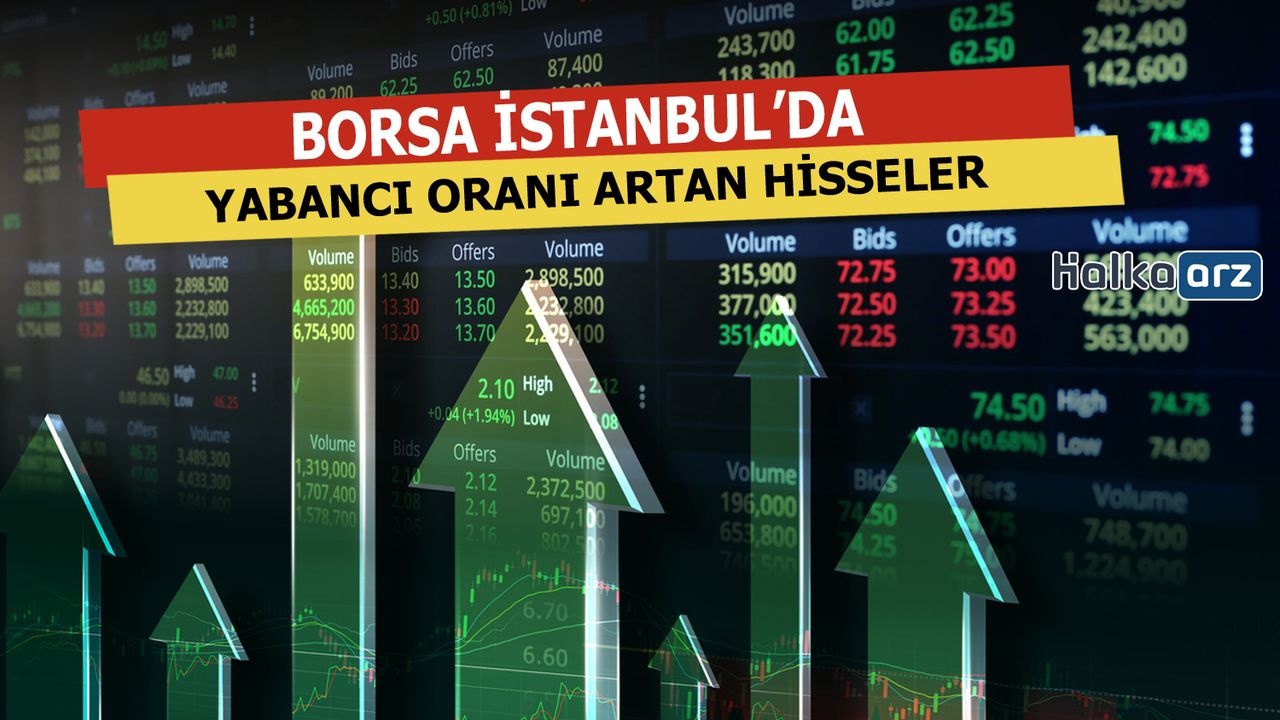 Yabancı Oranı Artan ve Azalan Hisseler (14 Ekim)