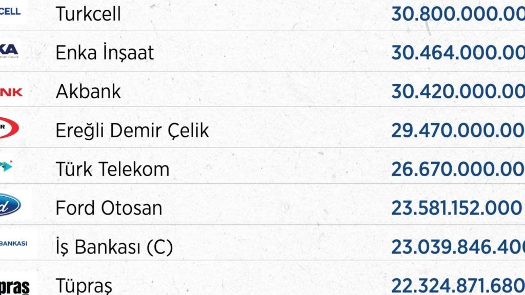 BIST 100'de En Değerli 20 Şirket (2024)