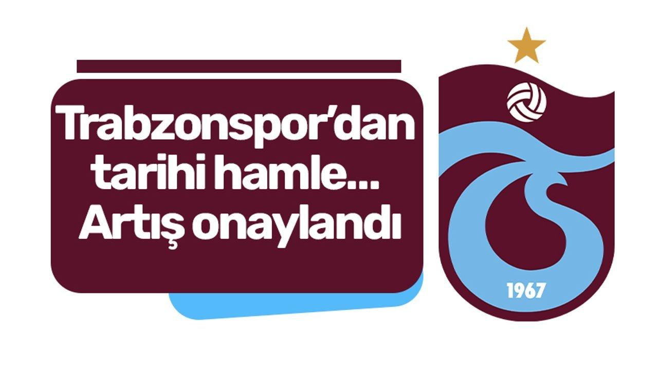 Trabzonspor Sermaye Artırımını 5 Milyar TL ile Tescilledi