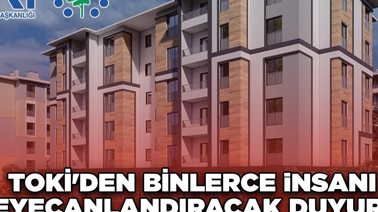 TOKİ 47 İlde 369 Gayrimenkul Satışa Çıkardı! Başvurular İnternet Üzerinden