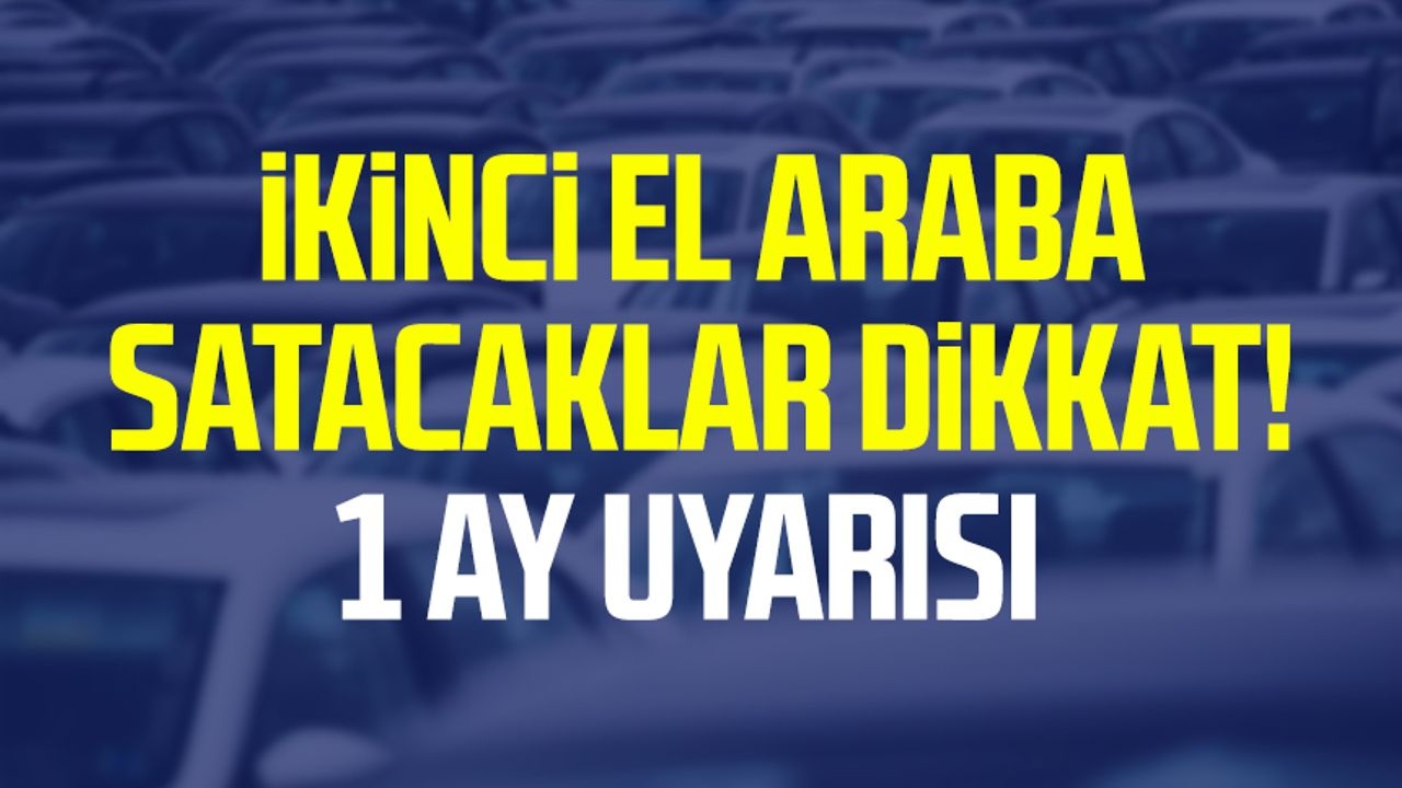 İkinci El Araba Satmak İçin En İyi Zaman: 1 Ay Daha Bekleyin!