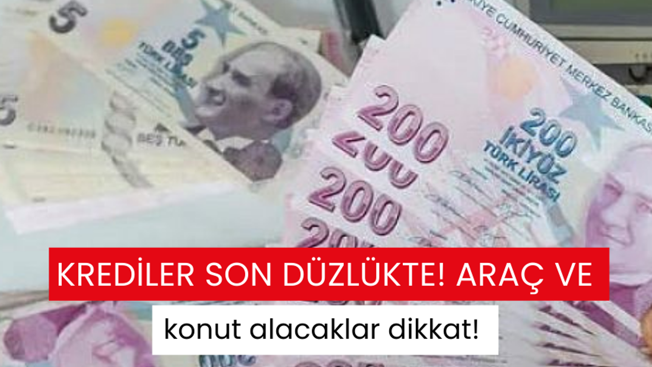 Kredi Faizleri Düşüyor! Araç ve Konut Almak İsteyenlere Müjde: Merkez Bankası Faizleri Düşürdü