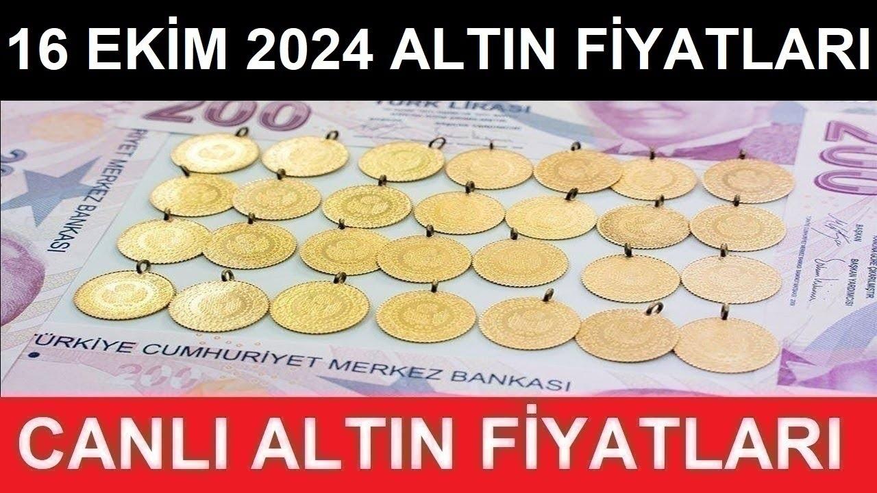 16 Ekim 2024 Altın Fiyatları: Çeyrek Altın Kaç TL?