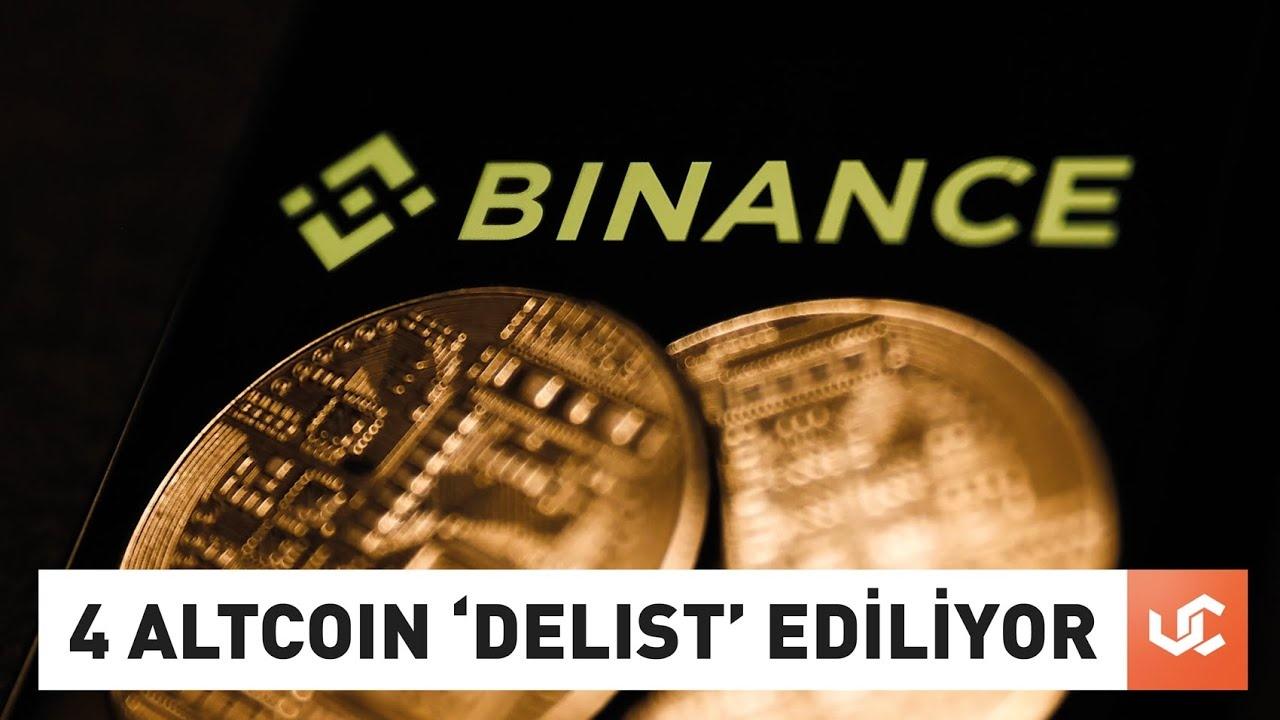 Binance 4 Altcoin'i Delist Ediyor: İşte Nedenleri ve Etkilenenler!