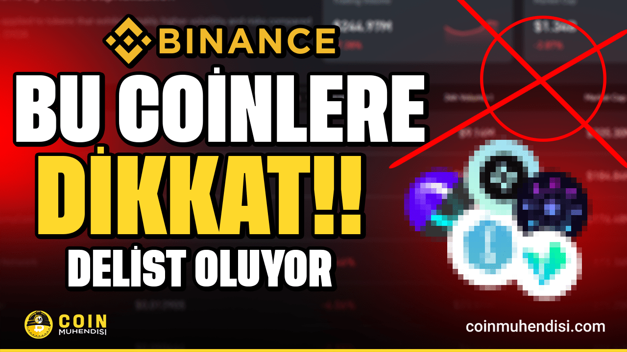 5 Altcoin Binance ve Bybit'ten Delist Edildi: Fiyatlarda Düşüş Bekleniyor