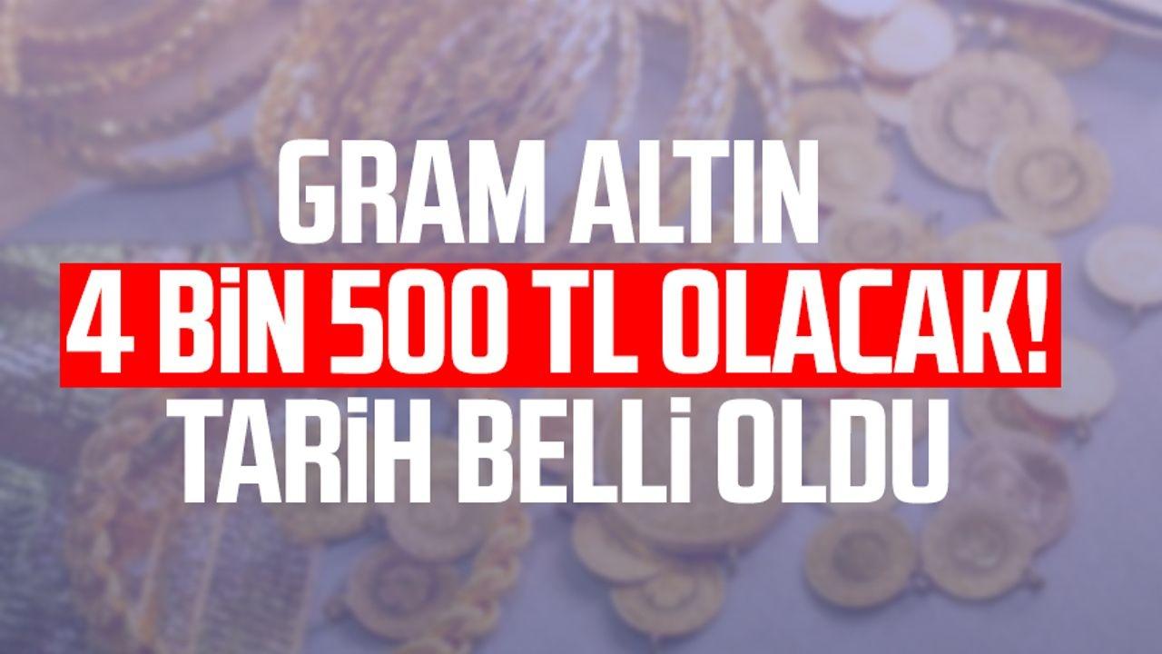 Gram Altın 4.500 TL'ye Ne Zaman Ulaşacak? Uzmanlar Tarihi Açıkladı!