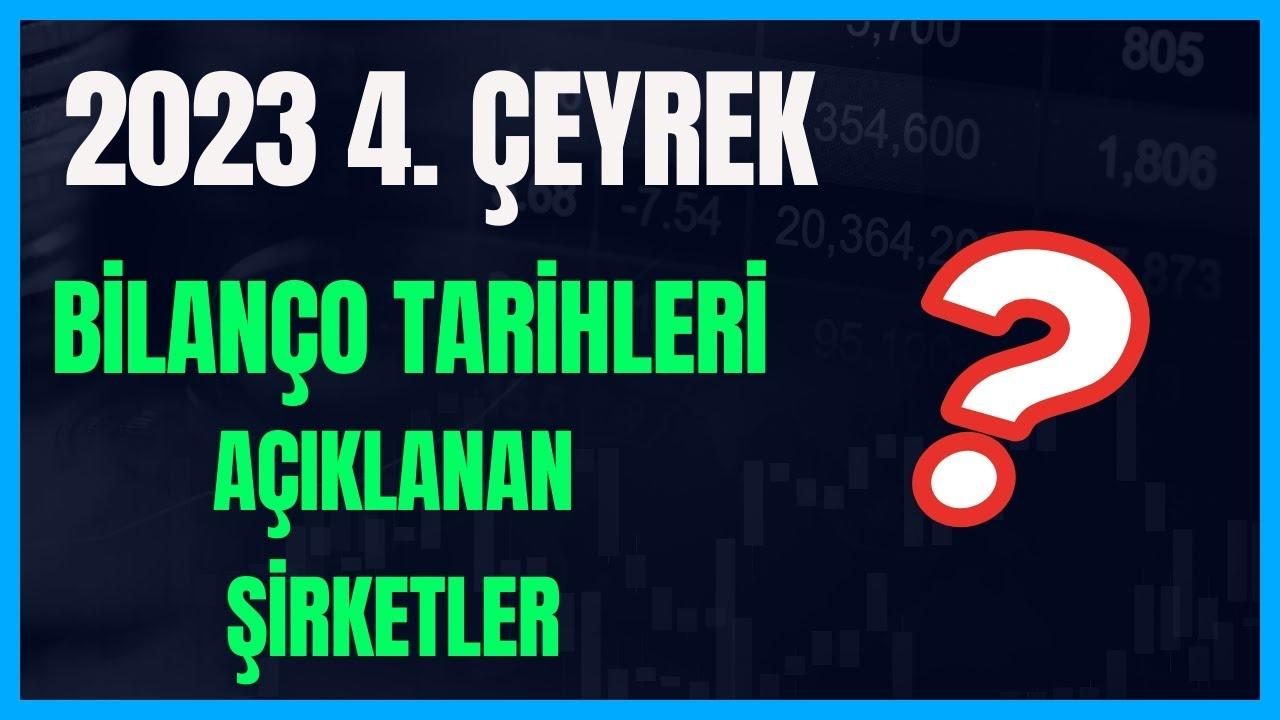 2024'te 40+ Şirketin 3. Çeyrek Bilanço Tarihleri