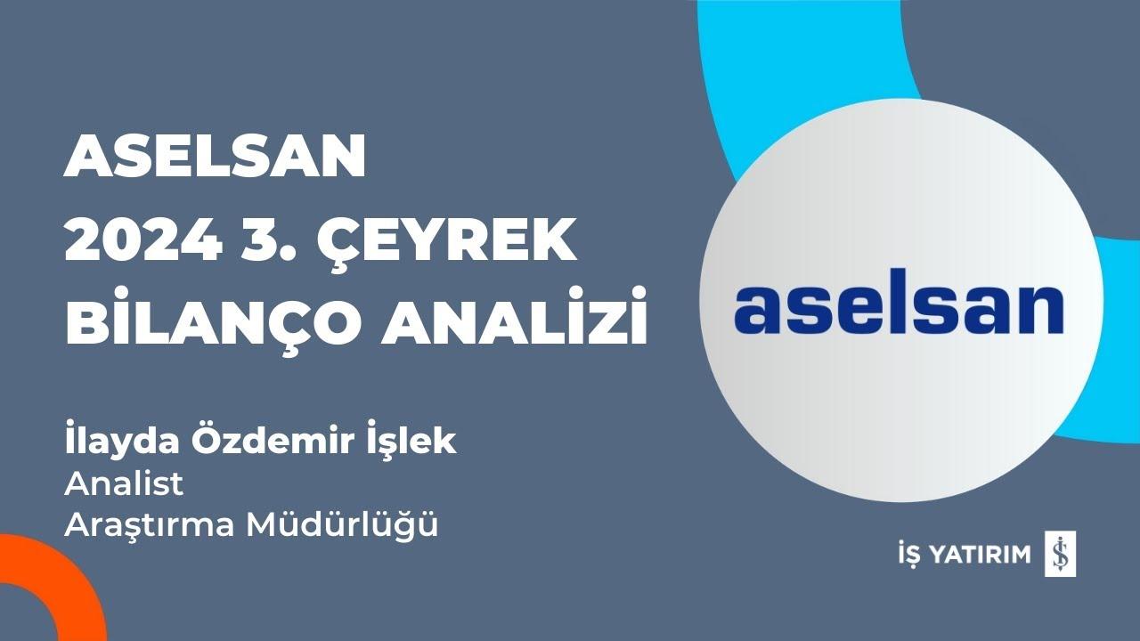 Aselsan 2024 3. Çeyrekte Büyüme