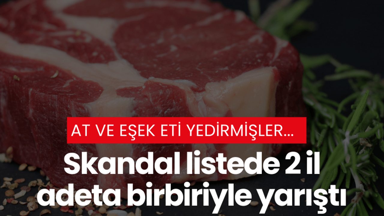 2 İlde At ve Eşek Eti Skandalı: İşte O Şehirler!