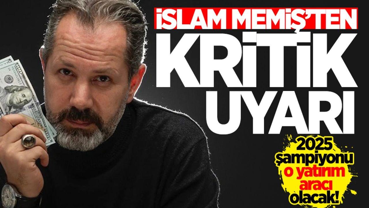 İslam Memiş: 'Altın Yerine Onu Tercih Ederim...' - 2025'te Altının Yerini Alacak Yatırım Aracı!