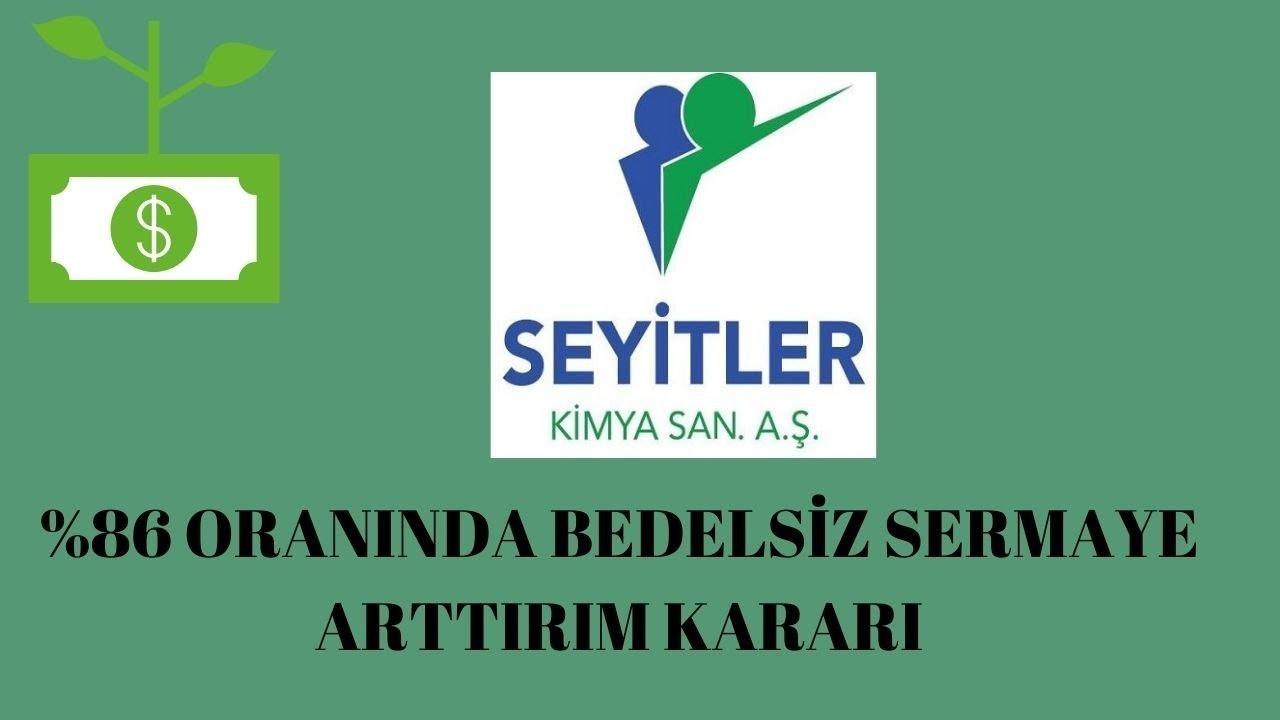 Seyitler Kimya 2023'te Kar Dağıtmayacak