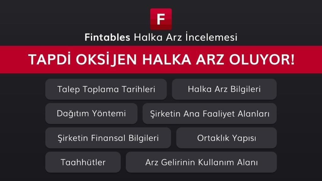 TNZTP: Tapdi Oksijen Birleşme İçin SPK Onayını Aldı