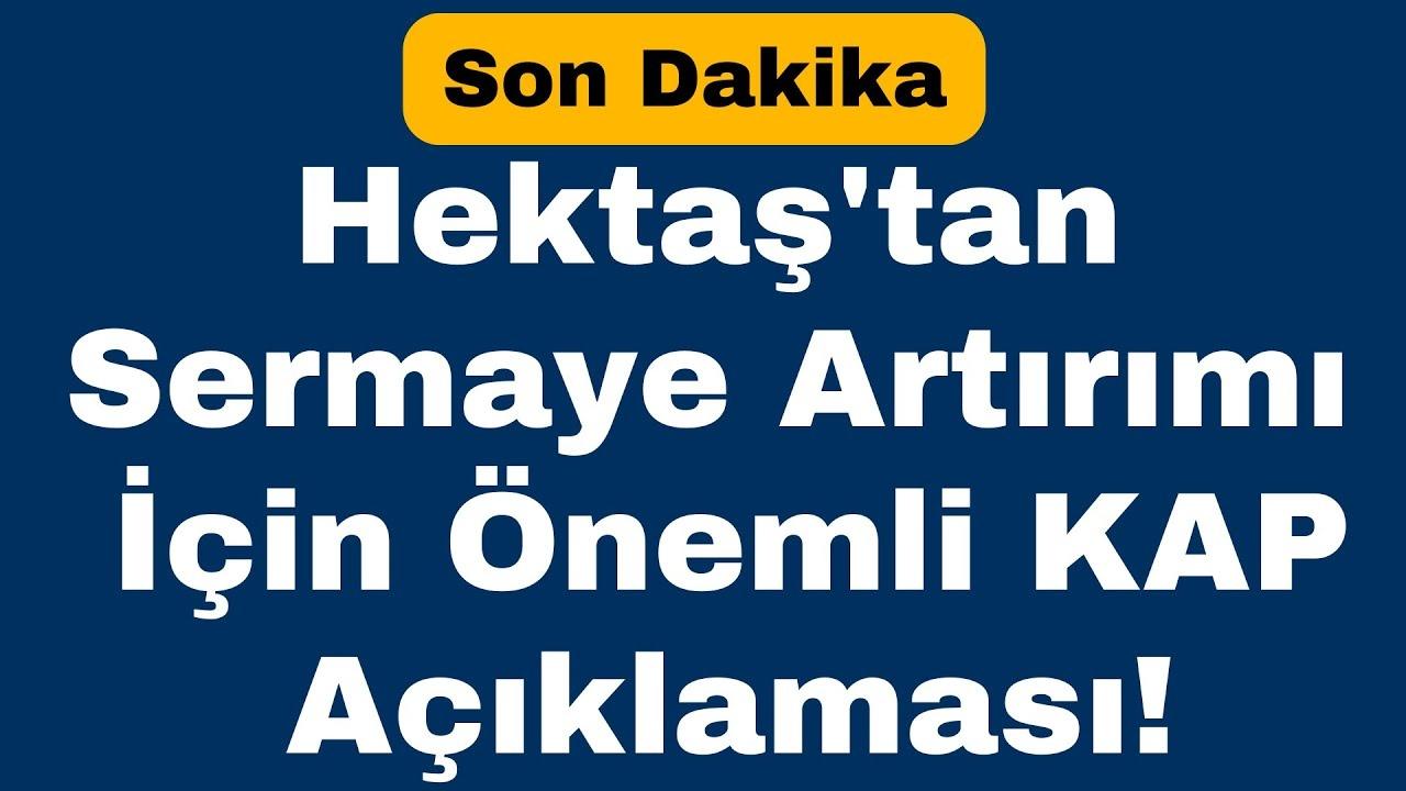 HEKTS Hisse Senedi 3 Artışla 8.43 Milyar TL'ye Ulaştı