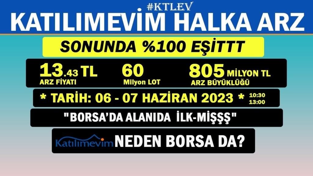 KTLEV Hisselerinde 9 Milyon TL'lik Toptan Satış