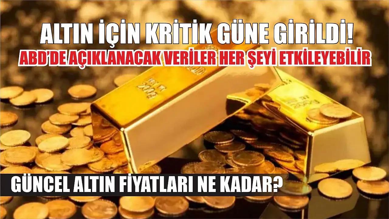 Altın Fiyatları İçin Kritik Gün: ABD Verileri Her Şeyi Değiştirebilir!