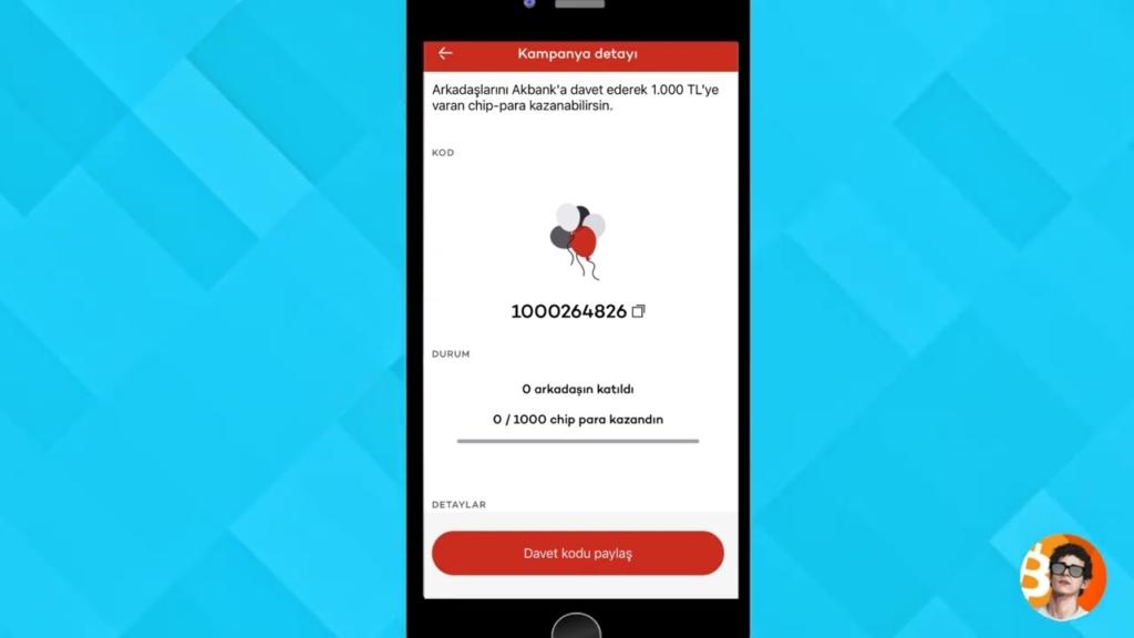Akbank davet kodu nasıl alınır