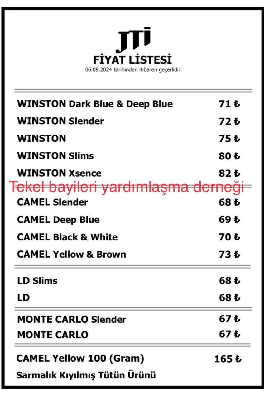 JTI sigara fiyatları