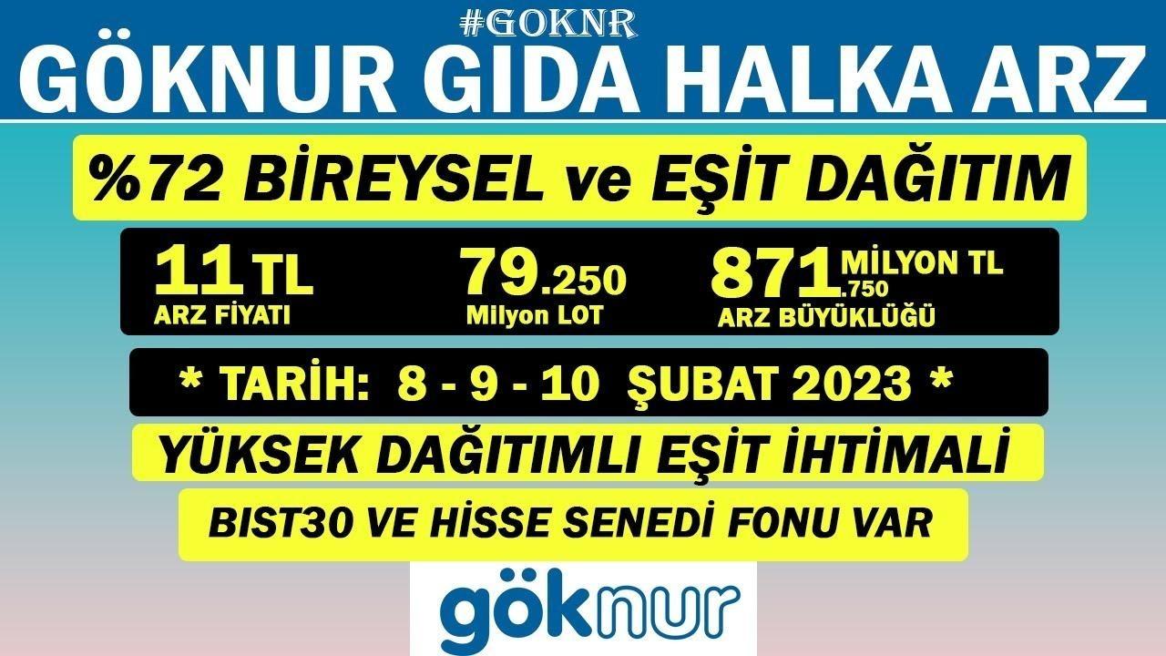 Goknur Gıda'da 21.768 Lot Hisse Satışı