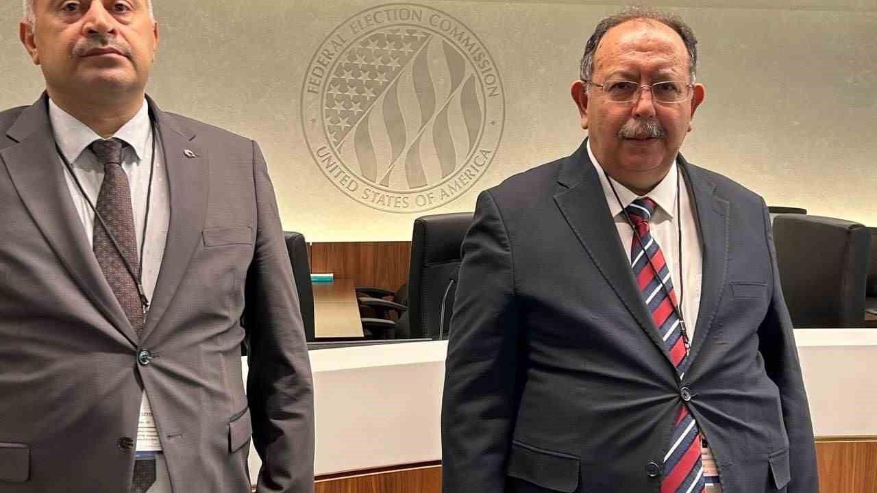 YSK Başkanı ABD Seçimlerini İncelemek İçin Washington'da