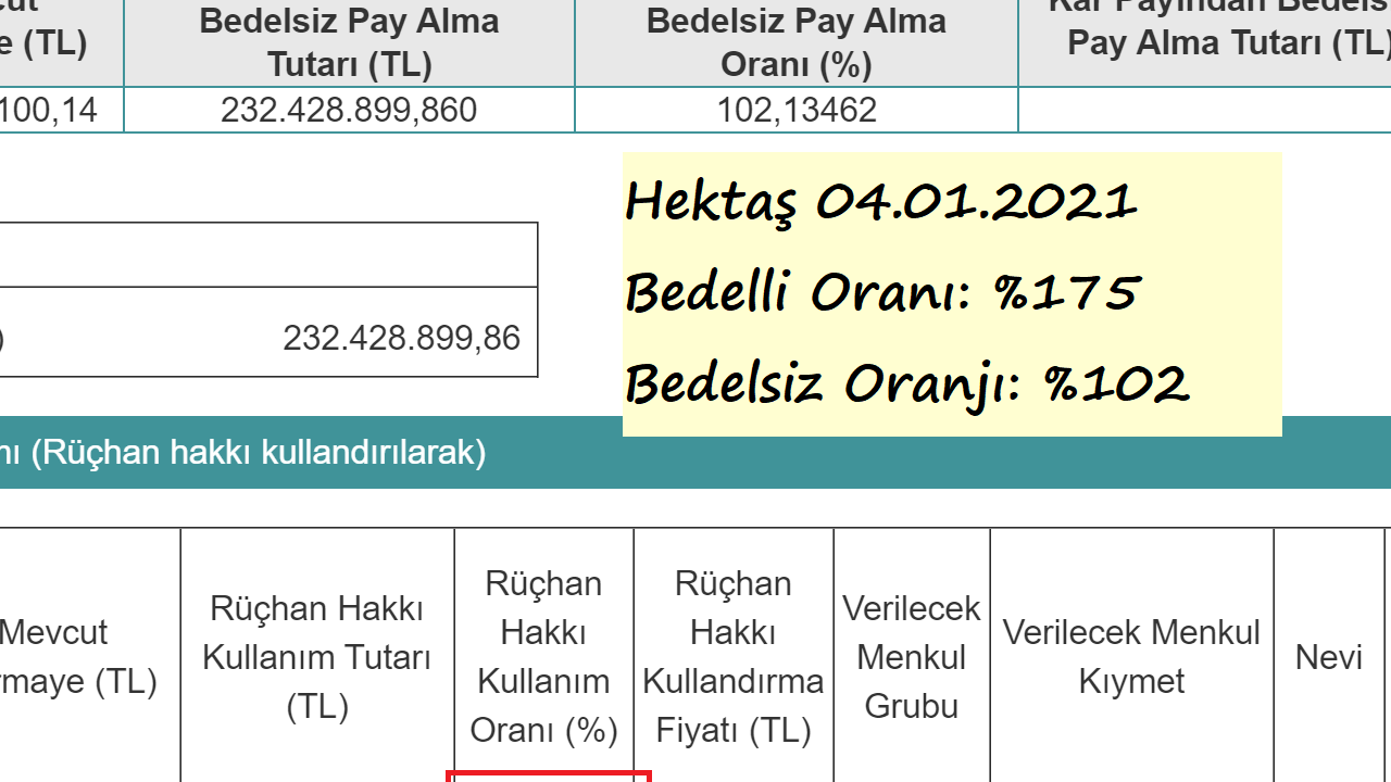 Hektaş Hisse: 20 Yılda 20 Sermaye Artırımı