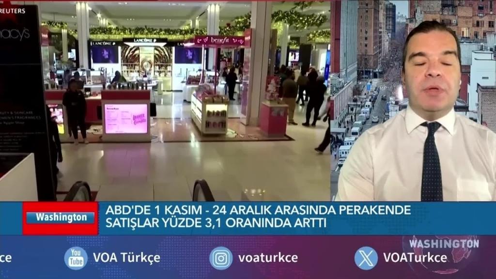 ABD'de Yılbaşı Alışverişinde 3.8 Artış