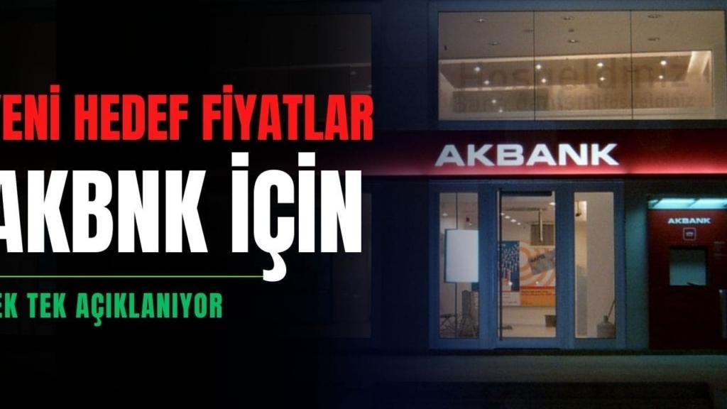 Akbank Hisse Senedi Hedef Fiyatı 92 TL Oldu