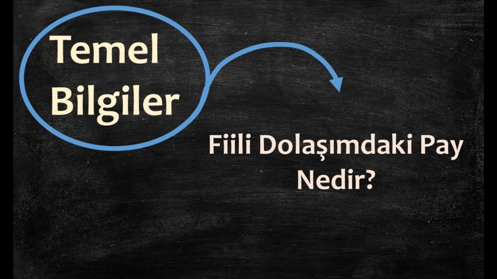 Hisse Senedi Piyasasında Fiili Dolaşım Oranı ,88 Oldu