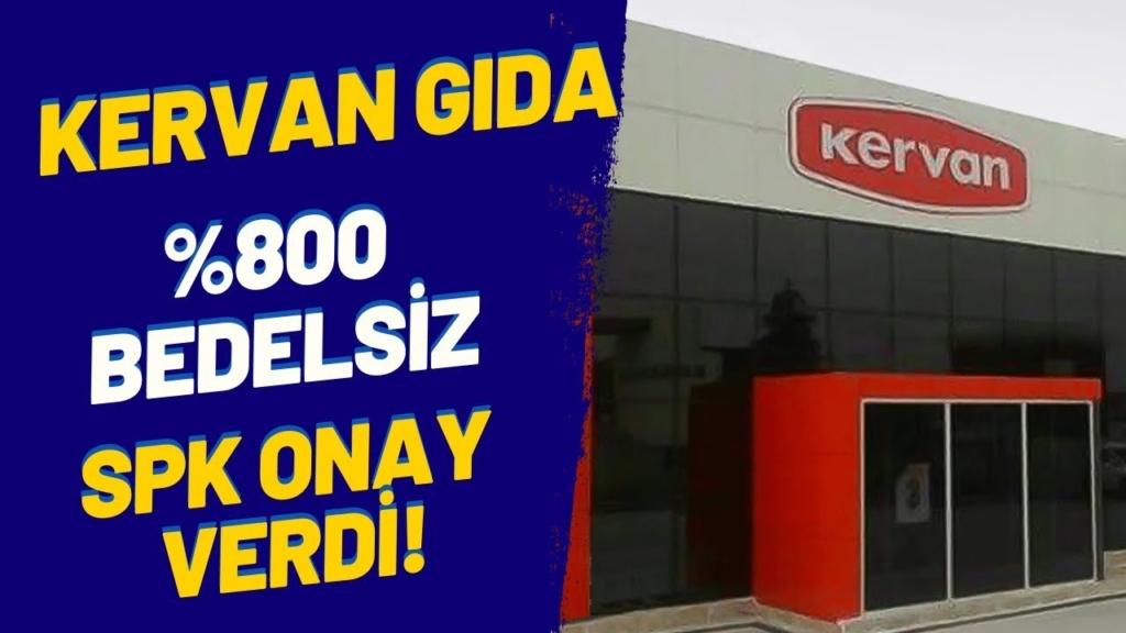 Kervan Gıda Sermaye Tavanını Artırdı