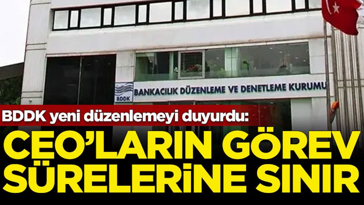 Banka Yöneticilerine 10 Yıl Sınırlaması Geliyor